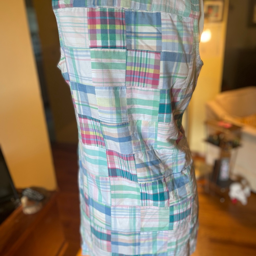 Ralph Lauren Multicolor Patchwork Plaid Sleeveles… - image 4